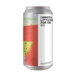 Cloudwater Boundary - I Wrote A Little Song For You  IPA - Cloudwater