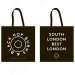 Hop Burns & Black South London Best London tote bag 