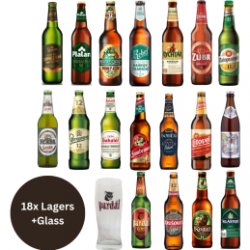 Multipack 18x Lager 0,5l with Glass - Pivana CZ