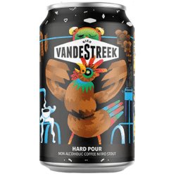 vandeStreek Hard Pour Non-Alcoholic Coffee Nitro Stout 0.5% ABV – Premium Alcohol-Free Stout - The Alcohol Free Co