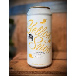 Vault City Brewing Yellow Snow, Lemon Drizzle Coconut Meringue Sour