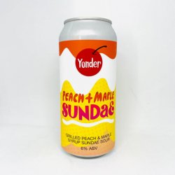 Yonder Brewing & Blending. Peach & Maple Sundae [Sundae Sour] - Alpha Bottle Shop & Tap