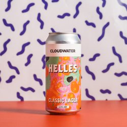 Cloudwater  Helles Lager  4.5% 440ml can - All Good Beer