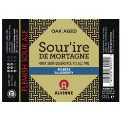 Alvinne Sour'ire de Mortagne Bosbes Spanish Brandy BA 8x37,5CL - Van Bieren
