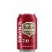 Chimay Rouge Roja Doble lata 