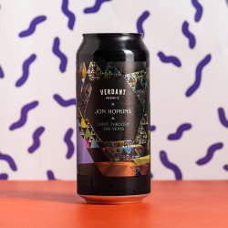 Verdant X Jon Hopkins  Light Through The Veins DIPA  9.0% 440ml Can - All Good Beer