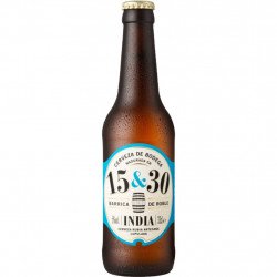 15&30 Barrica de Roble India 33cl - Cervezasonline.com