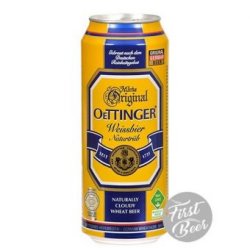 Bia Oettinger Weissbier 4.95% – Lon 500ml – Thùng 24 Lon - First Beer – Bia Nhập Khẩu Giá Sỉ