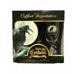 Coffret Corbeau 2x 33cl et 1 Verre - Belbiere