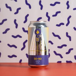 Drop Project x Two Flints  50-50 NEIPA  6% 440ml Can - All Good Beer