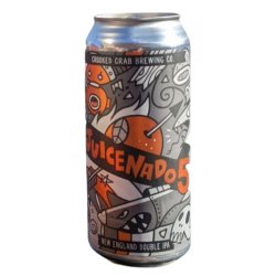 Crooked Crab Brewing Juicnado NE DIPA 4 pack 16 oz. Can - Petite Cellars