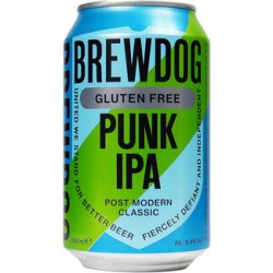 Brewdog Punk IPA Gluten Free - Drankenhandel Leiden / Speciaalbierpakket.nl