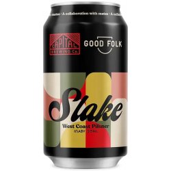 Good Folk Slake West Coast Pilsner 375ml - BoozeBud