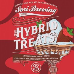 Sori Brewing Hybrid Treats Vol 8 - Chocolate Dipped Strawberries & Whipped Cream Imperial Stout 330ml (12%) - Indiebeer