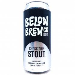 Below Brew Co Check This Stout Below Brew Co Check This Stout