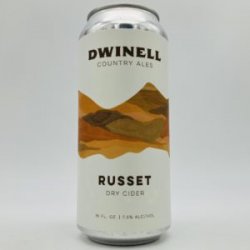 Dwinell Russet Pét-Nat Dry Cider Can - Bottleworks