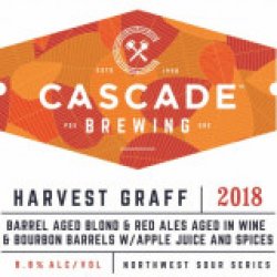 Cascade Brewing - Harvest Graff - BA Bourbon & Wine Sour Ale w. Apples & Spices - Berero