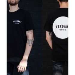 Verdant Brewing Co  Circle Logo T-Shirt  Black - Glasbanken