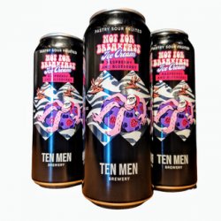 Ten Men: Not for Breakfast Ice Cream Raspberry Blueberry - Little Beershop