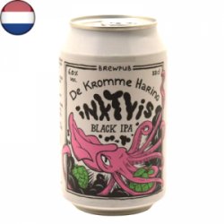 De Kromme Haring  Inktvis Black IPA - Beer Vikings