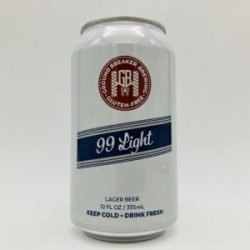 Groundbreaker 99 Light Lager Can - Bottleworks