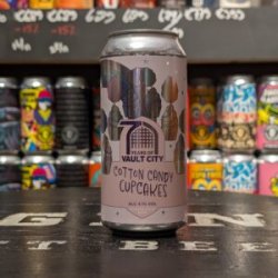 Vault City Brewing Cotton Candy Cupcakes