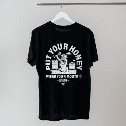 Hive Mind 'Put Your Honey Where Your Mouth Is' Bear T-Shirt - Hive Mind Mead & Brew Co