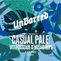 UnBarred Brewery Casual Pale Ale (Keg) - Pivovar