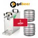 Alquiler de grifo doble con 2 barriles de 30 Litros de la Sagra Lager 
