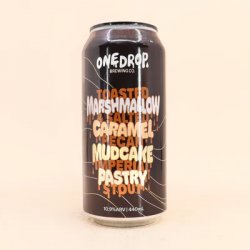 One Drop Brewing Co Toasted Marshmallow & Salted Caramel Pecan Mudcake Imperial Pastry Stout