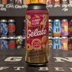 Funky Fluid Triple Gelato: Passionfruit, Mango & Peach Funky Fluid Triple Gelato: Passionfruit, Mango & Peach