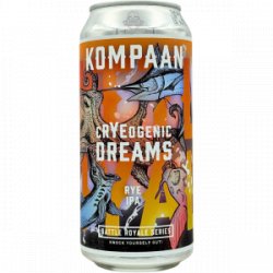 KOMPAAN Dutch Craft Beer  – Battle Royale – Cryeogenic Dreams - Rebel Beer Cans