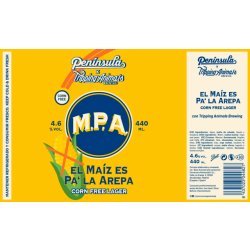 Peninsula EL MAIZ ES PA LA AREPA 4,6% 44cl - La Domadora y el León