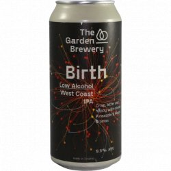 The Garden Brewery -                                              Birth - Low Alcohol West Coast IPA - Just in Beer