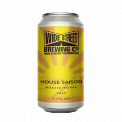 Wide Street Brewing House Saison Wide Street Brewing House Saison
