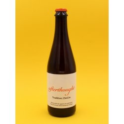 Afterthought Brewing Company Tradition: ZinGin