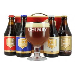 Chimay Four Bottles & Glass Gift Set - Martins Off Licence