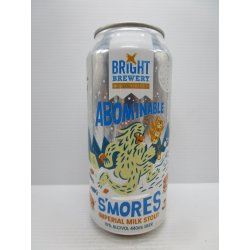 Bright - Abomimable Smores Imperial Milk Stout 10% 440ml - Grape & Grain