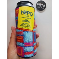 Nepomucen Crazy Lines #84: Jam Session 4,9% 0,5l - Pivní lednice