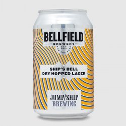 Bellfield Brewery, Ships Bell Dry Hopped Lager, 330ml Can - The Fine Wine Company