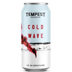 Tempest Brewing Co, Coldwave Pilsner, 440ml Can - The Fine Wine Company