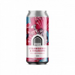 Vault City Brewing, Strawberry & Rhubarb New York Cheesecake 440ml Can - The Fine Wine Company