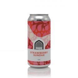 Vault City Brewing, Strawberry Sundae, 440ml Can - The Fine Wine Company