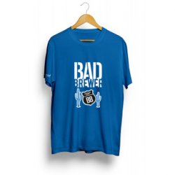 T-Shirt Bad Brewer American Lager (blu) - Cantina della Birra