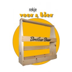 Cadeau Rekje voor 4 Bier - Brother Beer