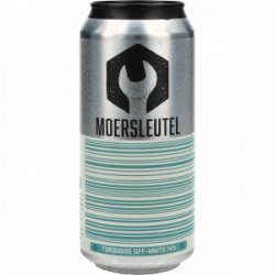 Moersleutel Craft Brewery Barcode: Turquoise Off-White