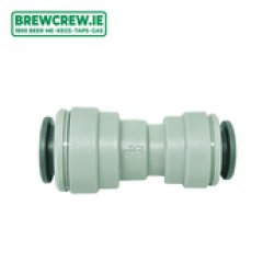 JG PI201210S - Straight Connector - 38 Push Fit to 516 Push Fit - The Brew Crew