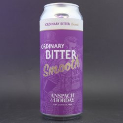 Anspach & Hobday - Ordinary Bitter Smooth - 3.4% (473ml) - Ghost Whale