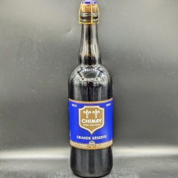 Bières de Chimay Bleue (Blue) Grande Reserve 750ml Btl Sgl - Saccharomyces Beer Cafe