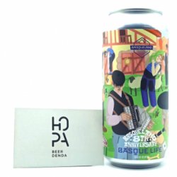 BASQUELAND BREWING 8Th Anniversary Basque Life Lata 44cl - Hopa Beer Denda